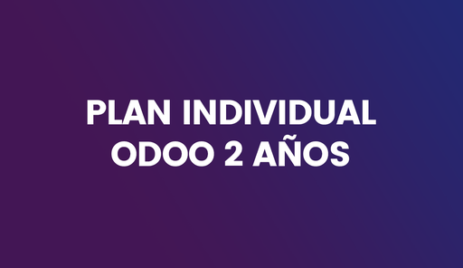 PLAN INDIVIDUAL ODOO 2 AÑOS